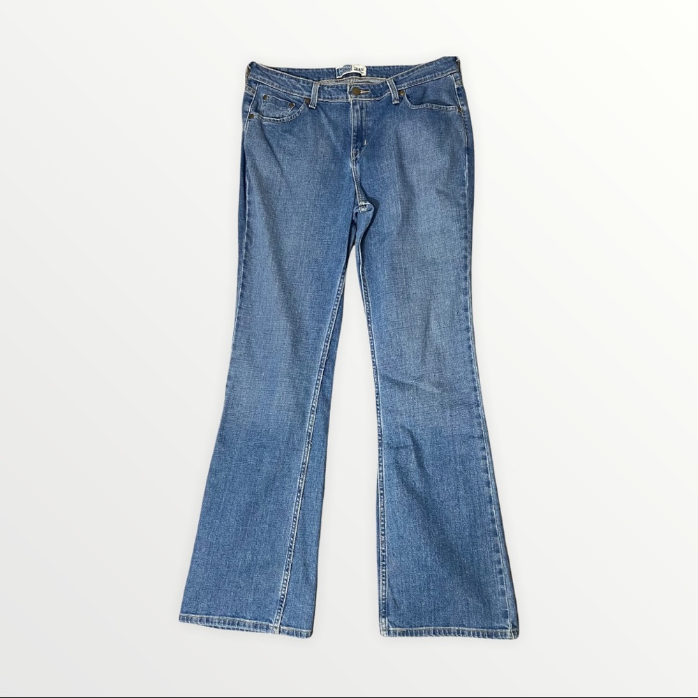 Levi’s Mid-rise Boot Cut Jeans Distressed Size 12